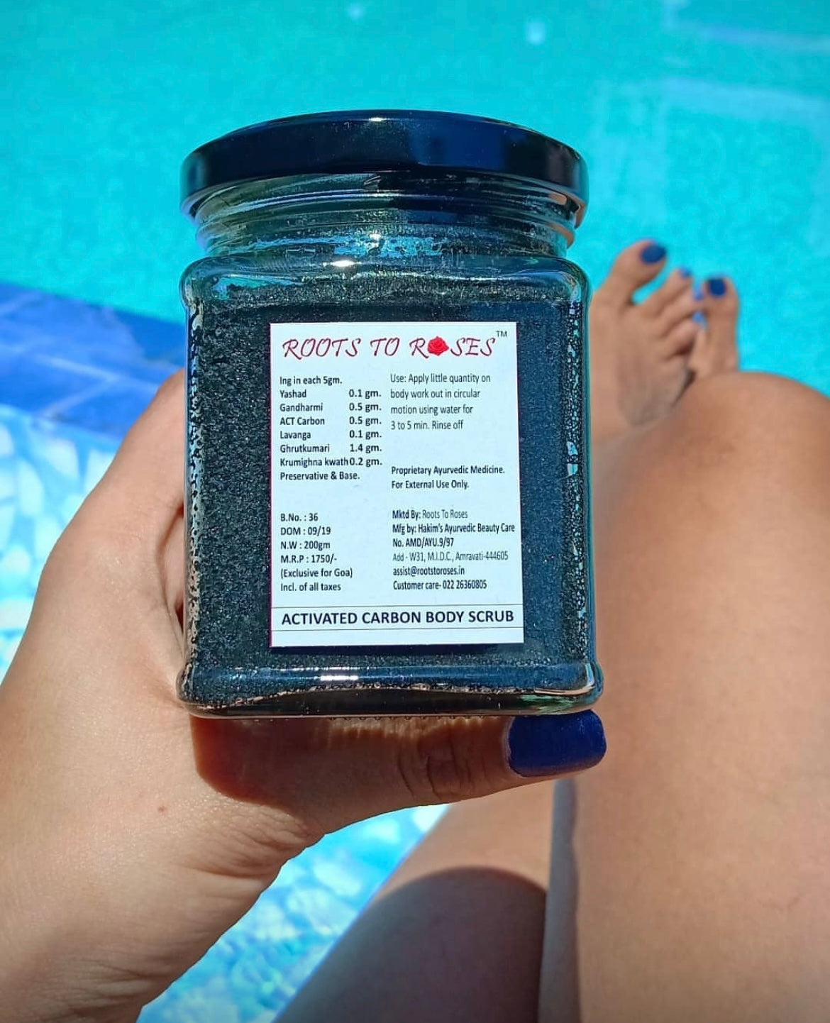 Activated Carbon Body Scrub