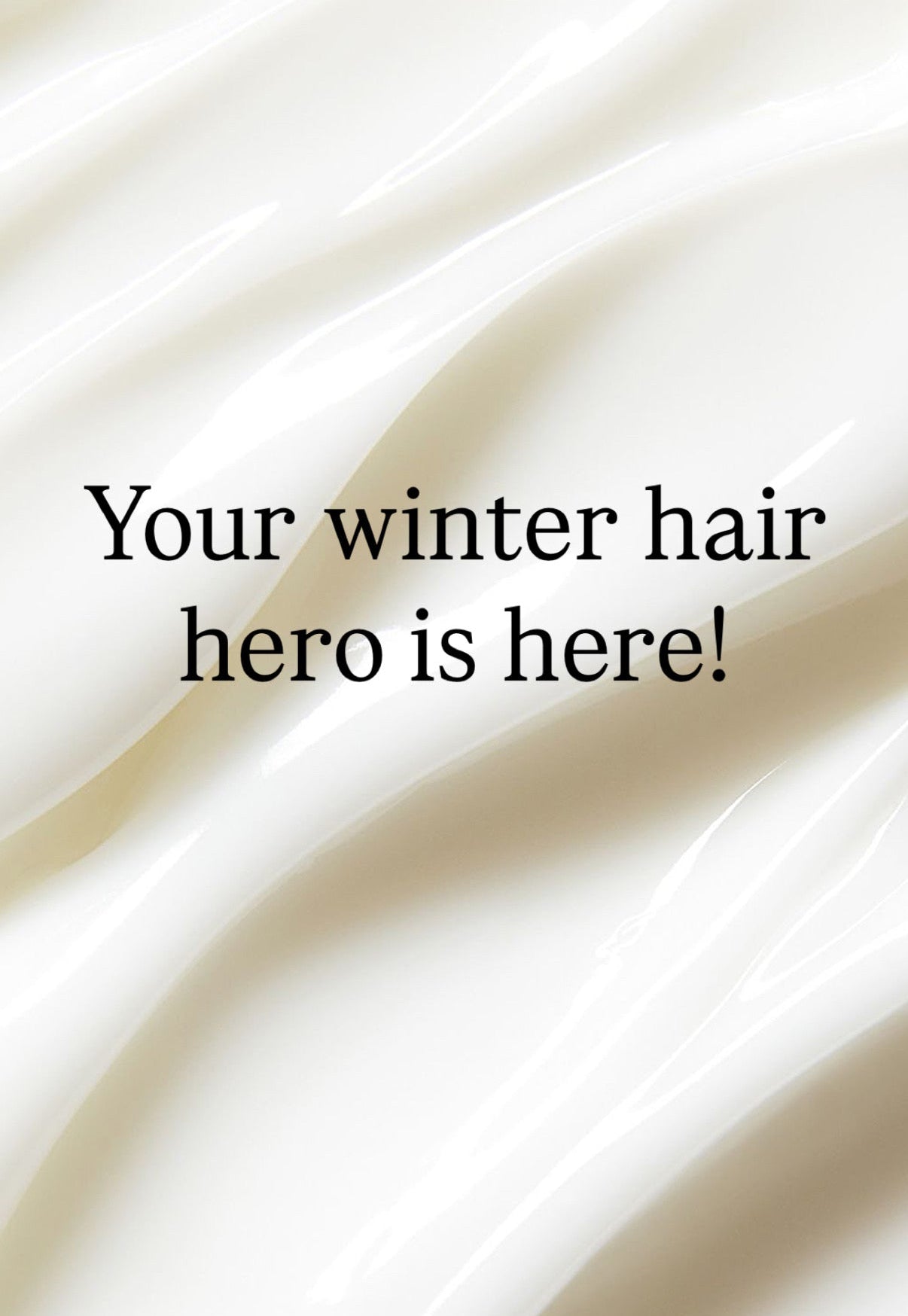 Coconut cream hair mask and conditioner for frizz control

