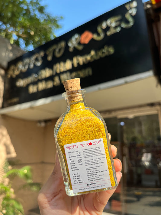 Madhu Neem and Turmeric Powder Face Wash